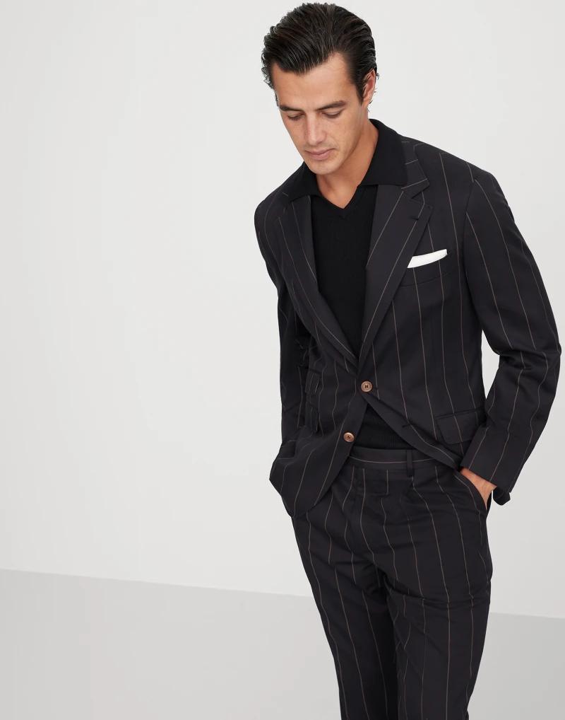 Bicolor Wool Blazer