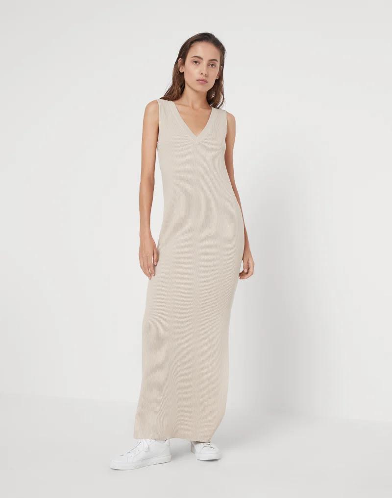 Natural Cotton Casual Dress