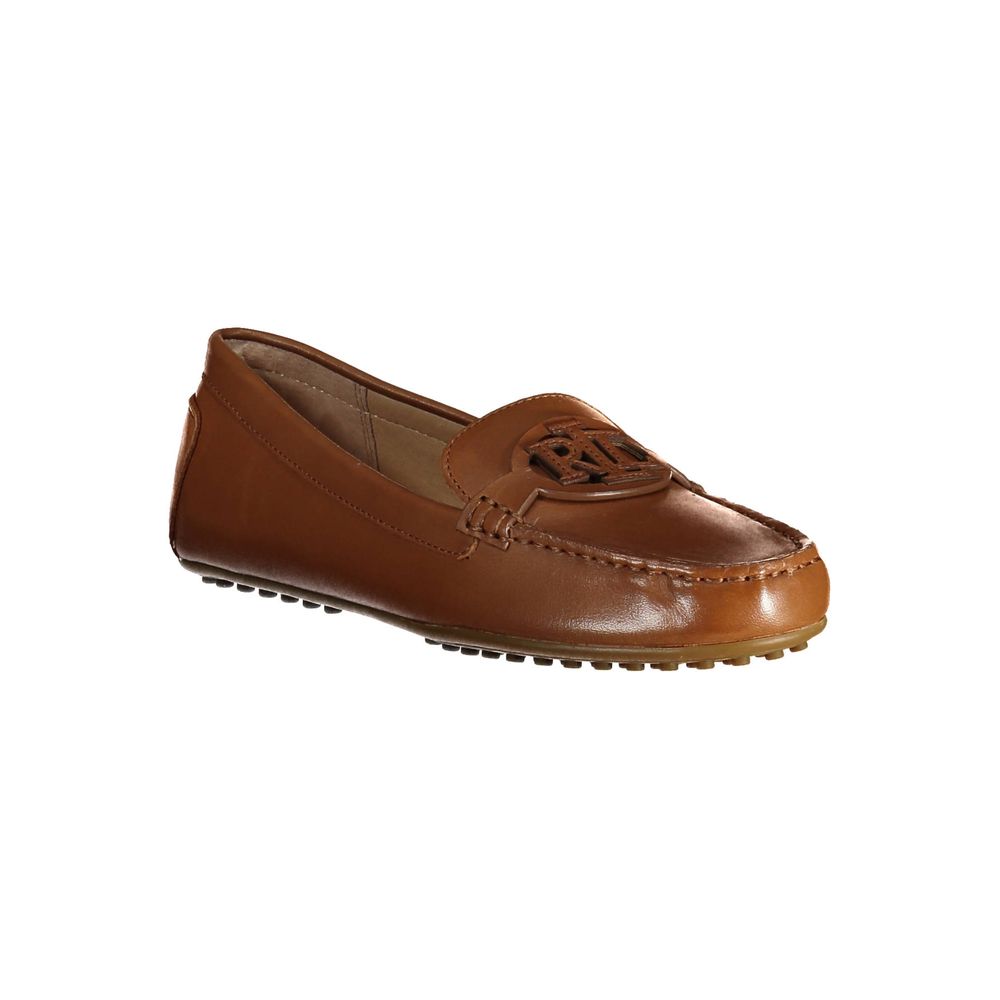 Brown Leather Women's Shoe