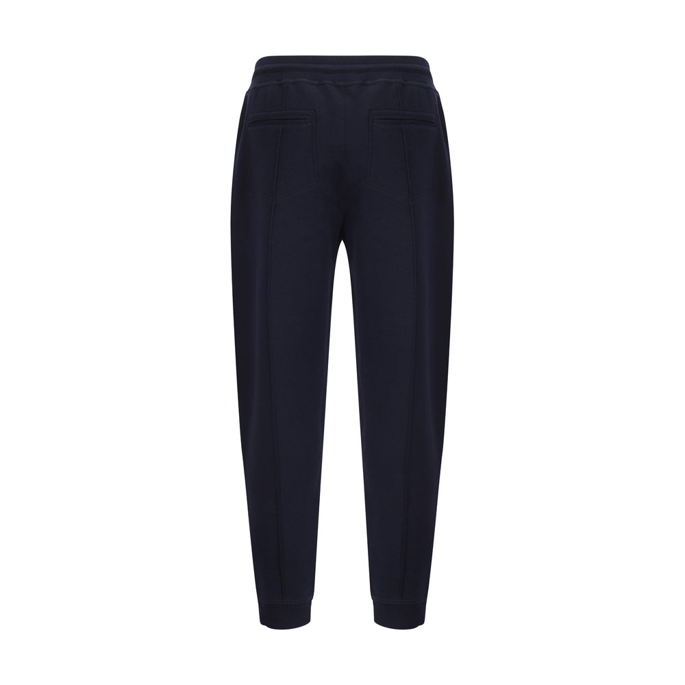 Blue Cotton Joggers (Workout Pants)
