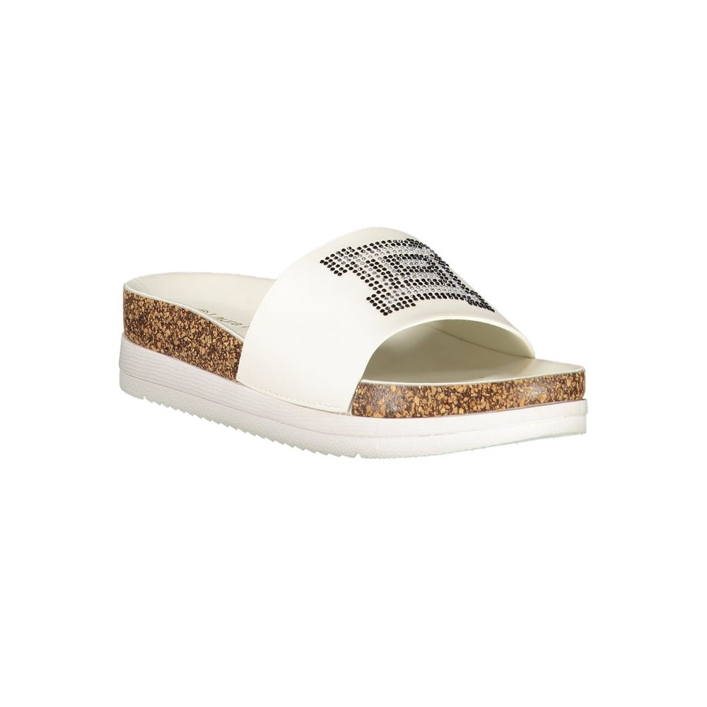 White Polyethylene Slippers
