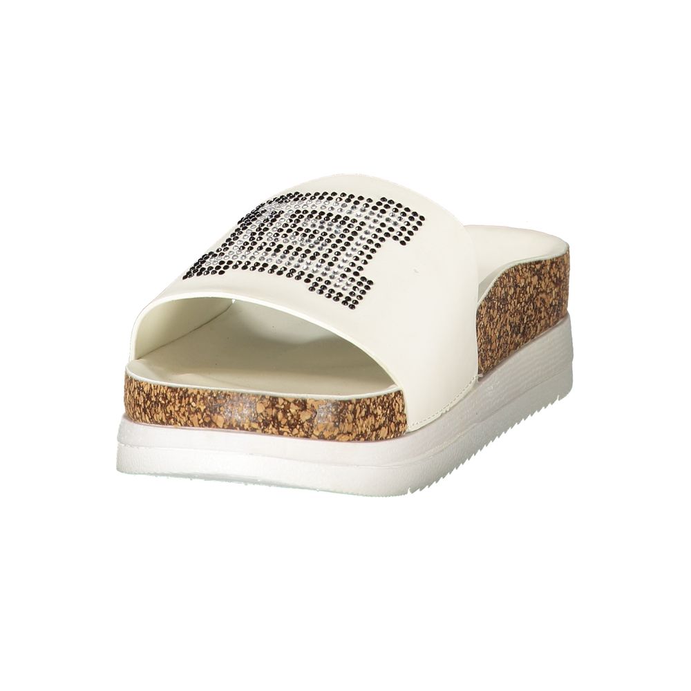 White Polyethylene Slippers