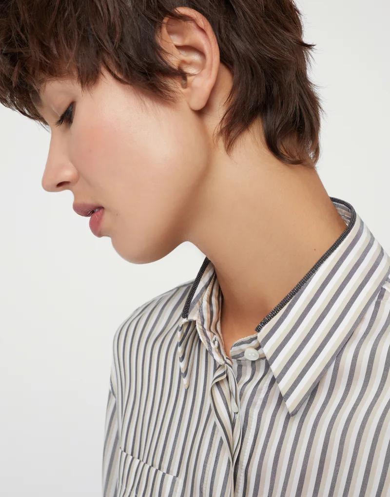 Multicolor Silk Pattern Shirt
