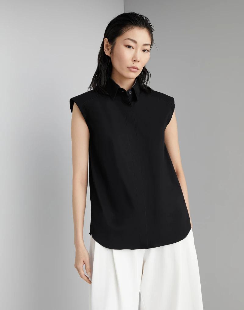 Black Cotton Shirt