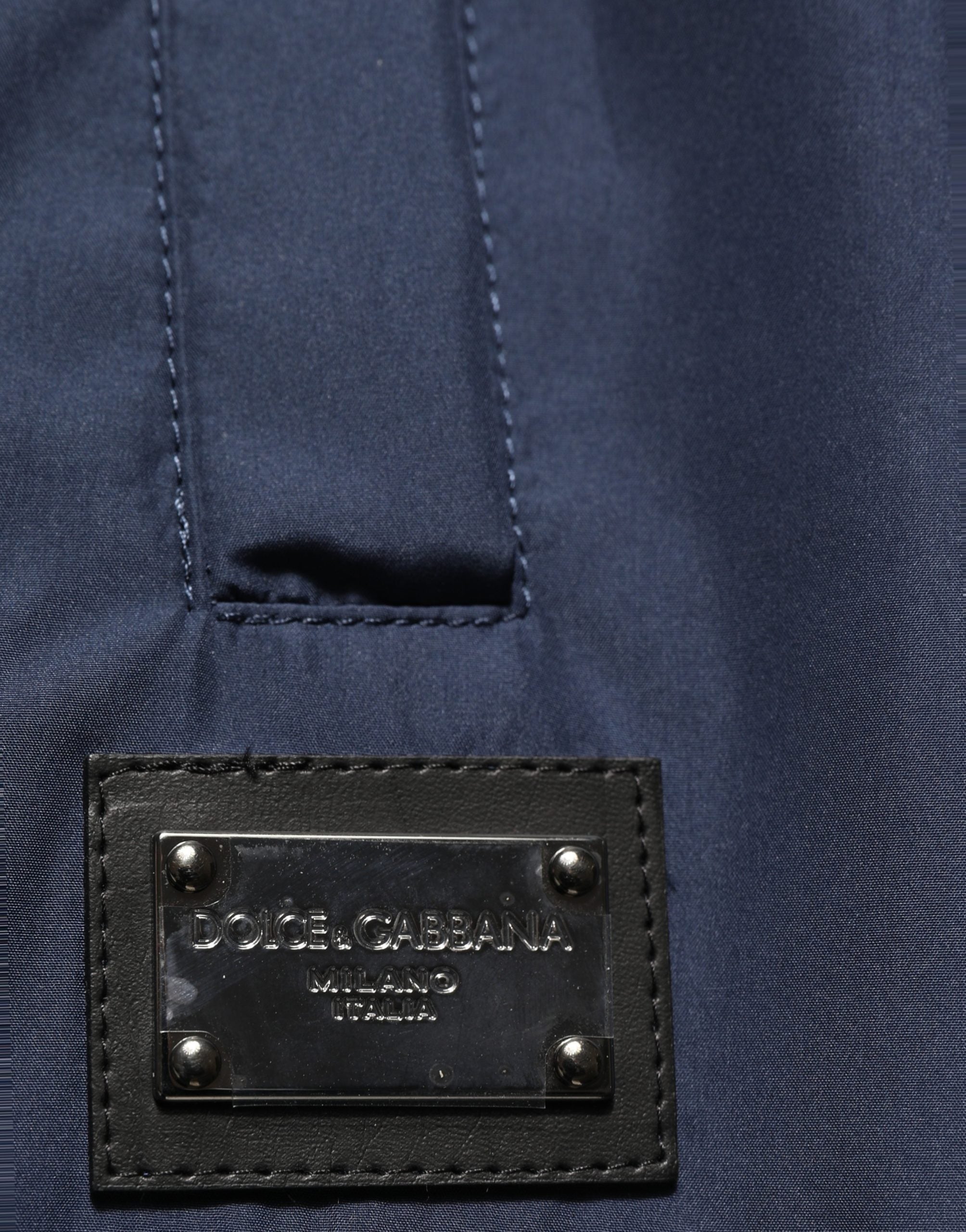 Dark Blue Polyester Jogger Sweatpants Pants