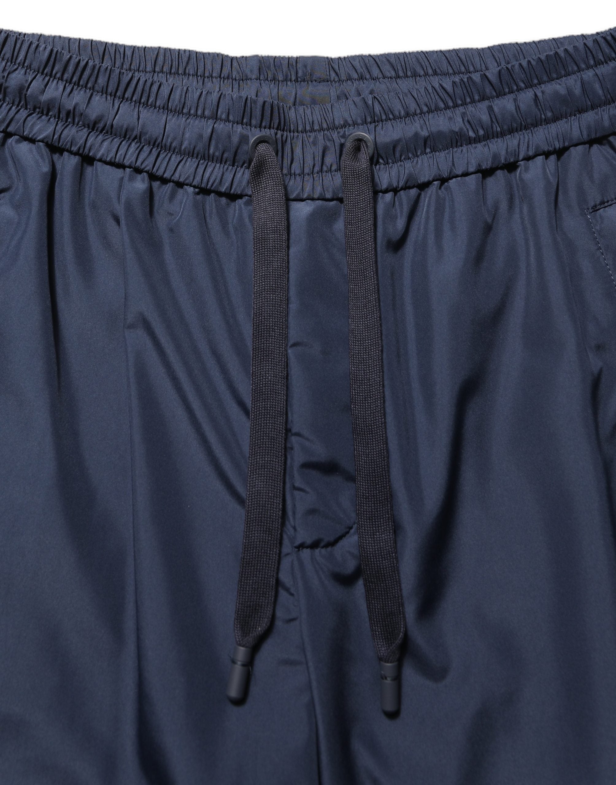 Dark Blue Polyester Jogger Sweatpants Pants
