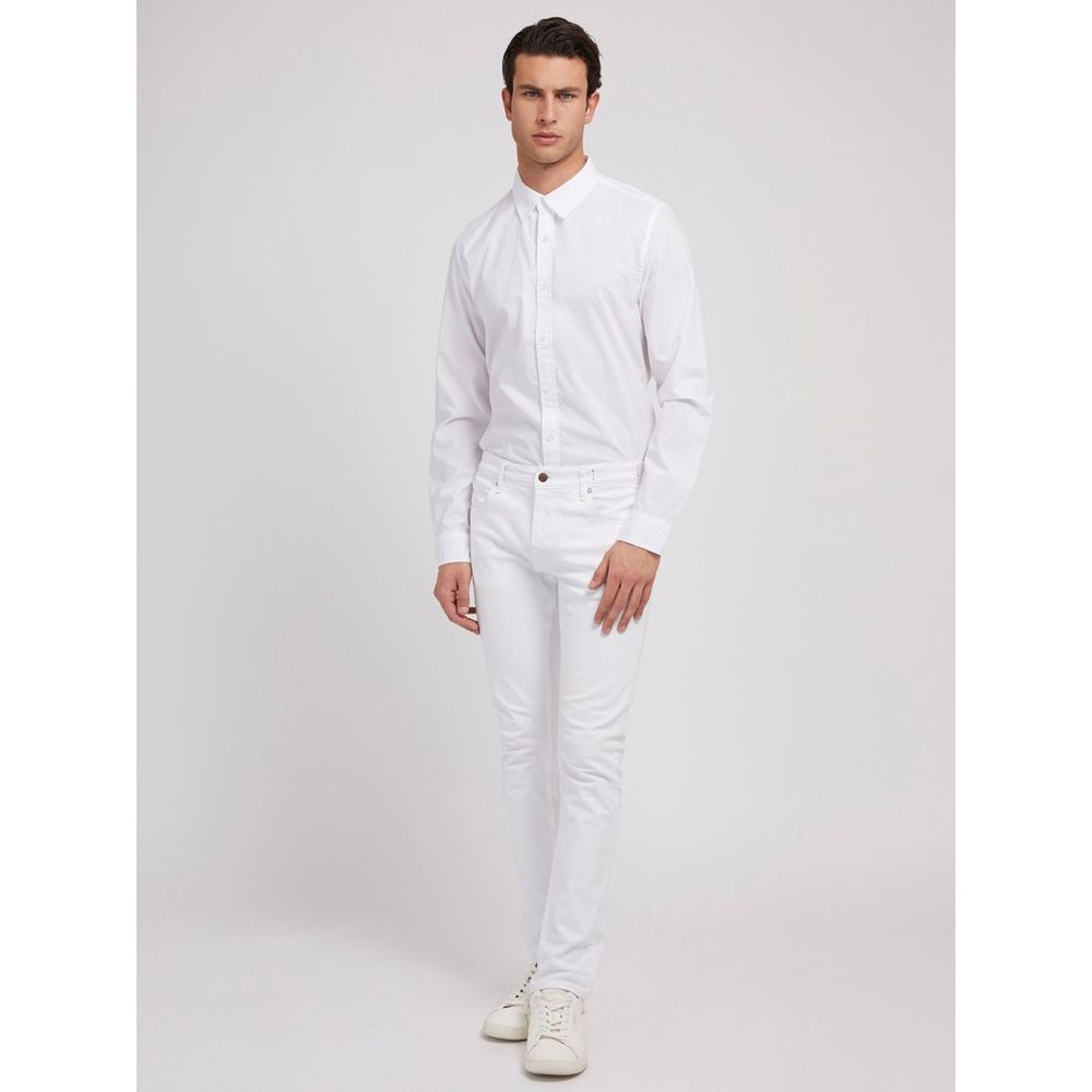 White Cotton Dress Shirt