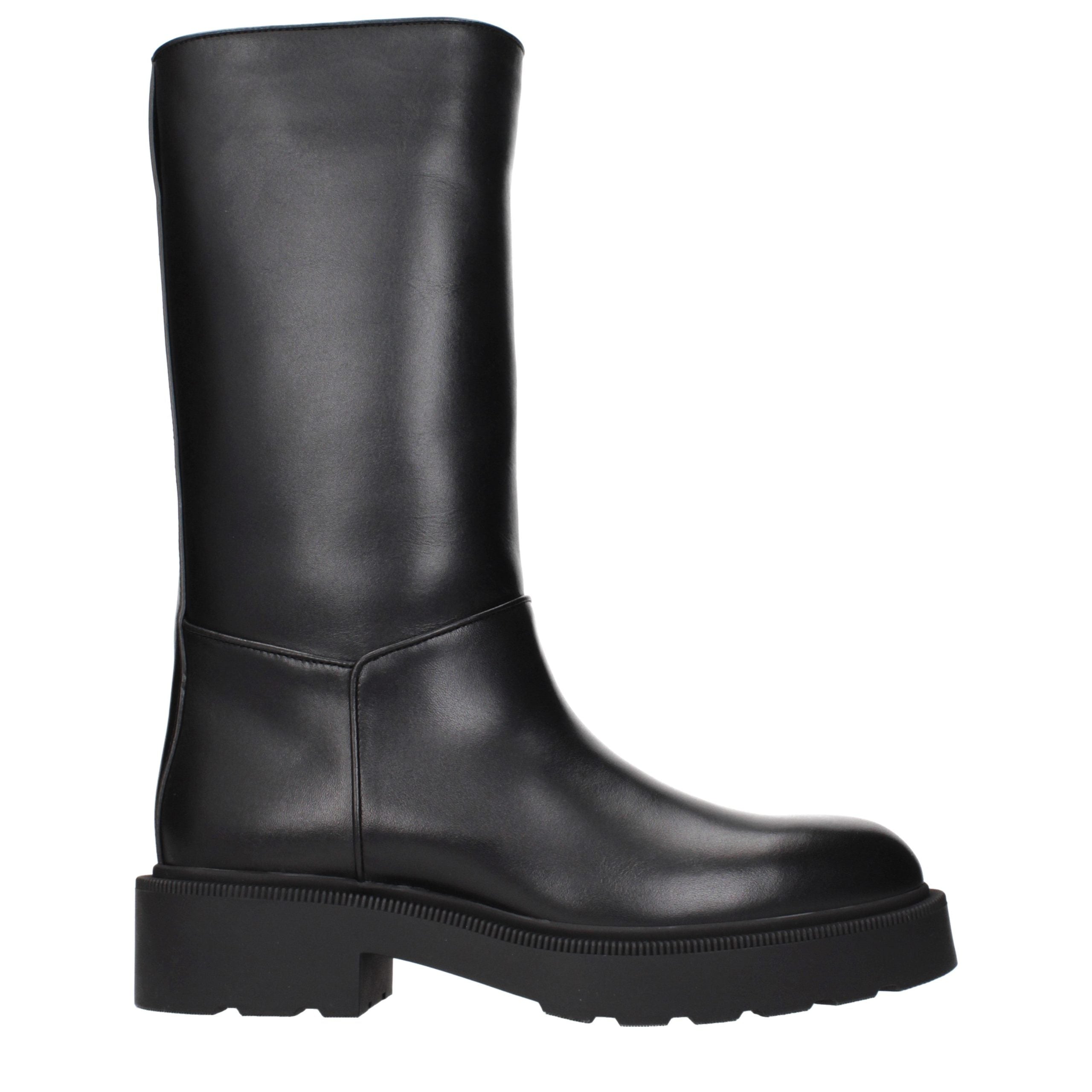 Black Leather Boots