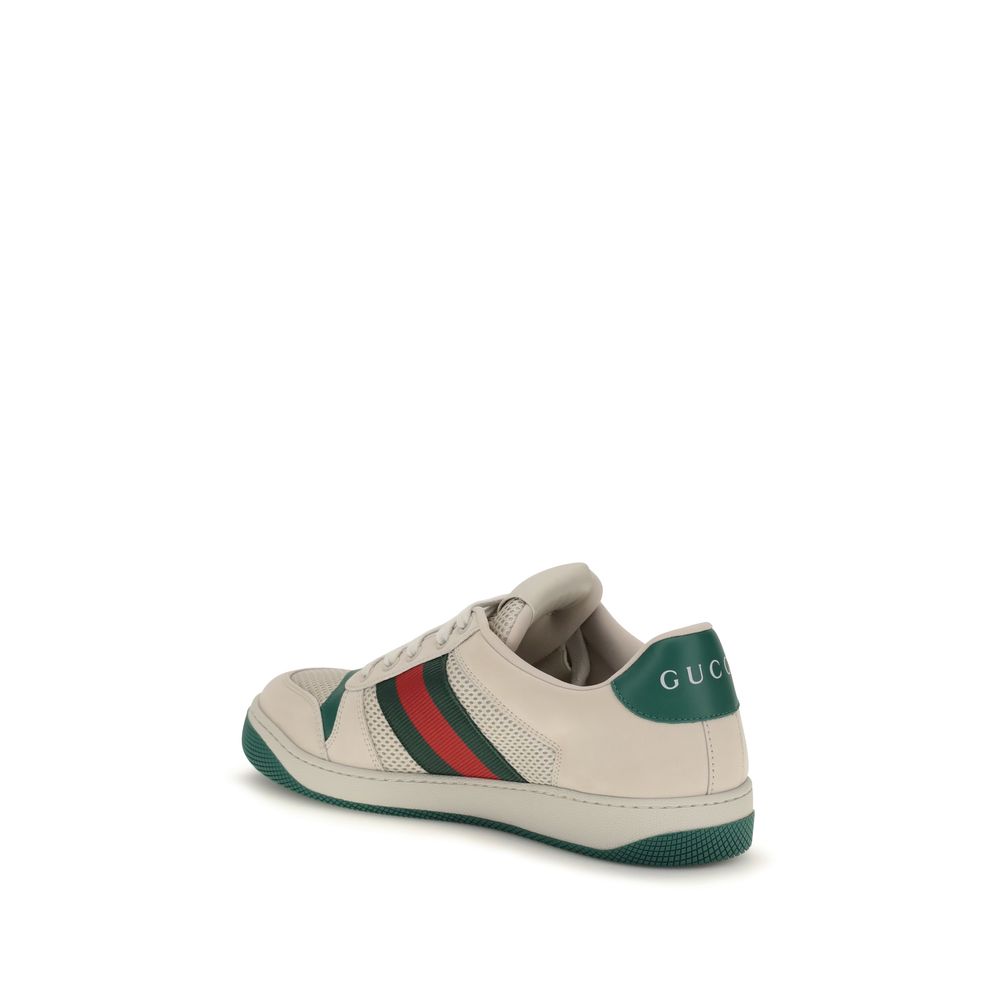 Beige Fabric Low Top Sneakers