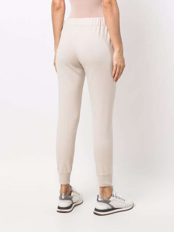 Beige Cashmere Joggers (Workout Pants)
