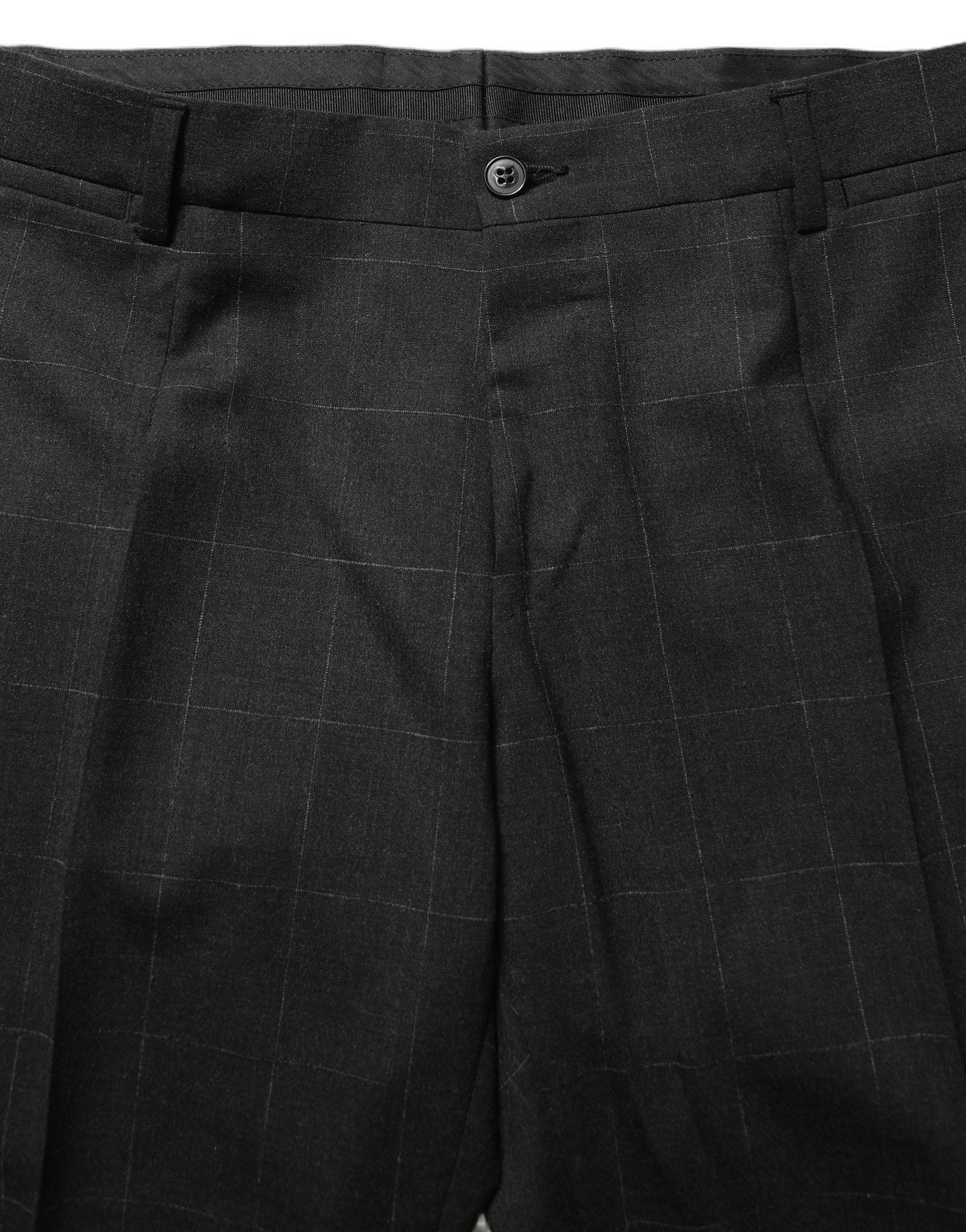 Black Wool Slim Fit Formal 2 Piece Men Suit