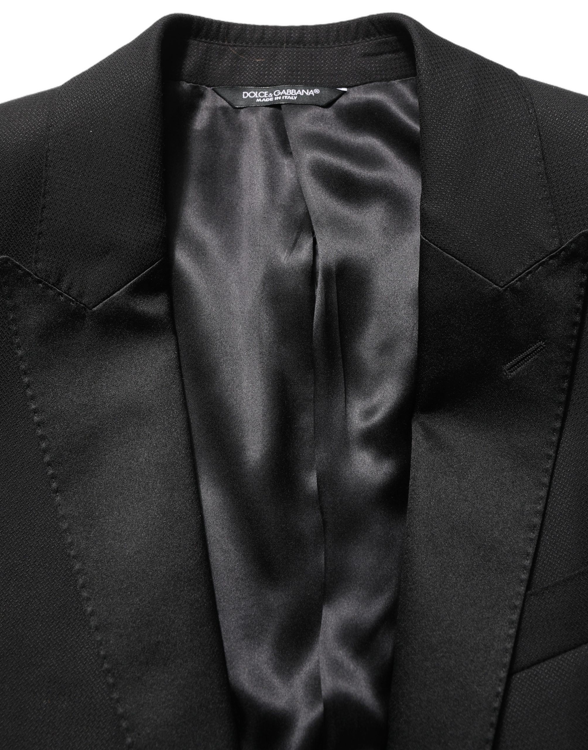 Black MARTINI Slim Fit Formal 3 Piece Suit