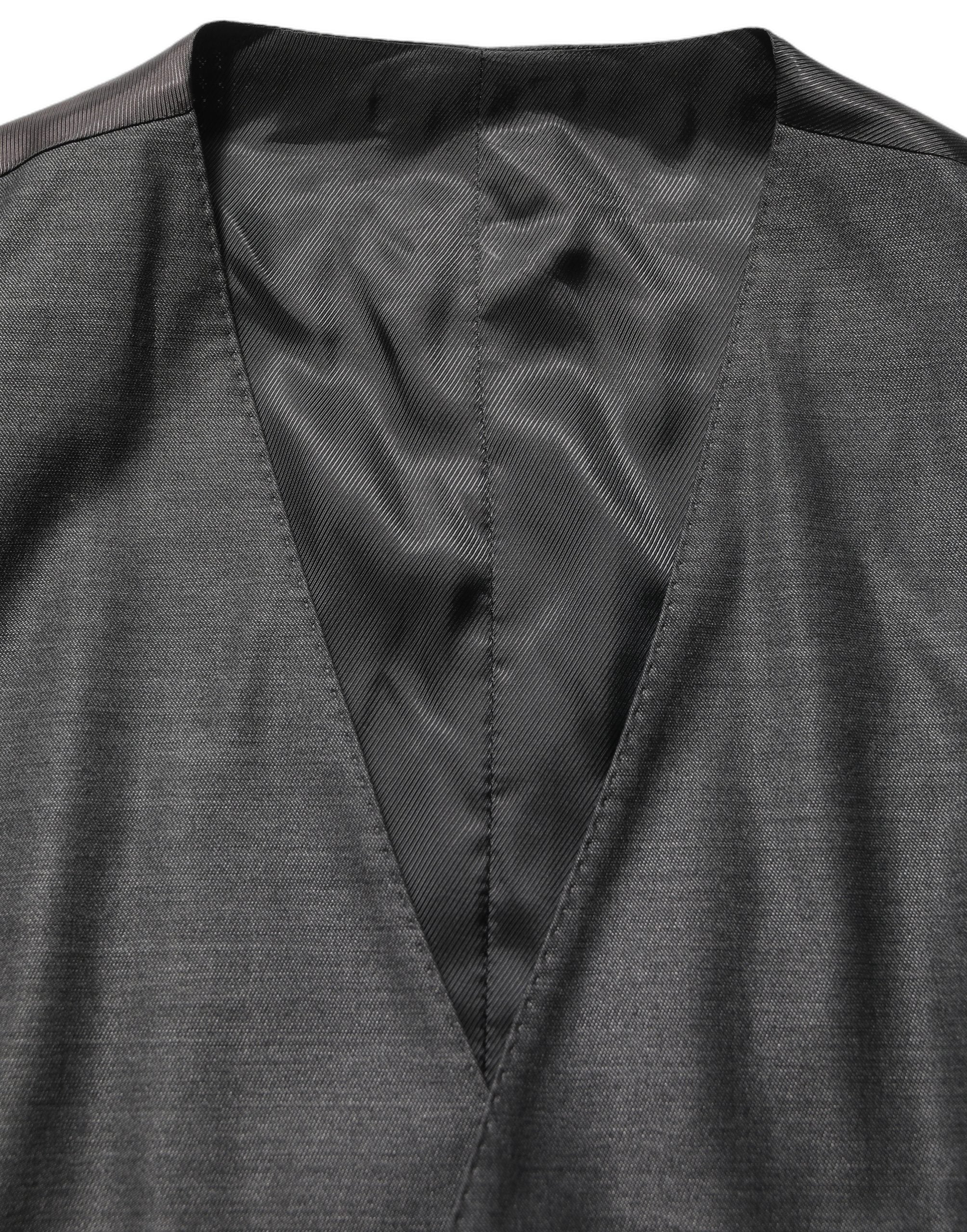 Gray MARTINI Slim Fit Formal 3 Piece Suit