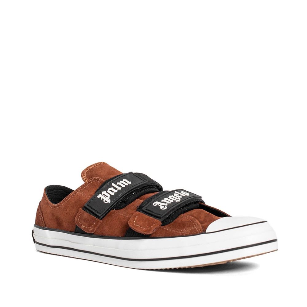Brown Calfskin Low Top Sneakers