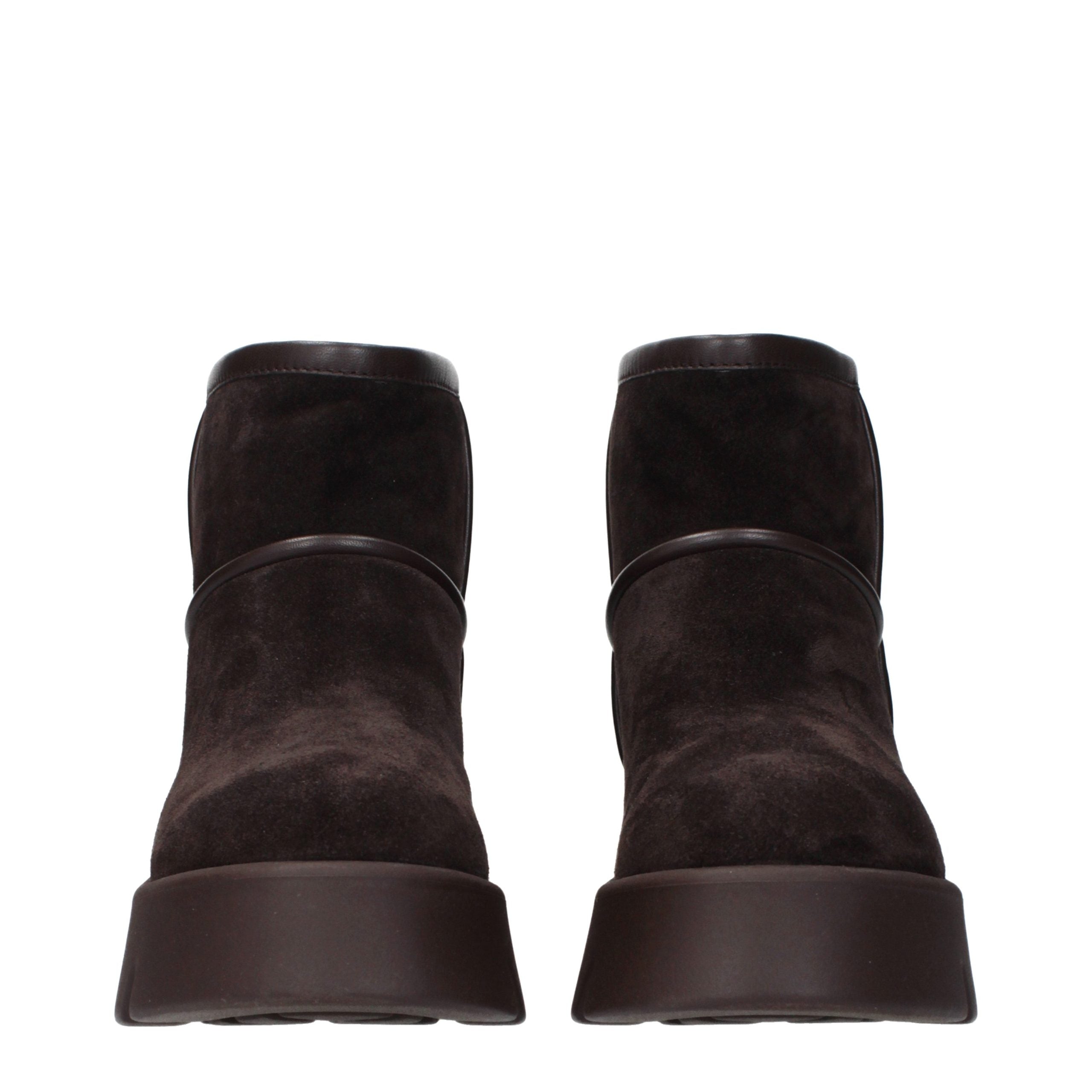Brown Leather Ankle Boots