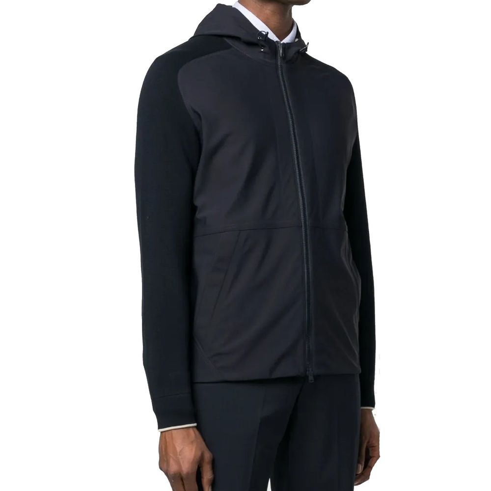 Blue Cotton Shell Jacket