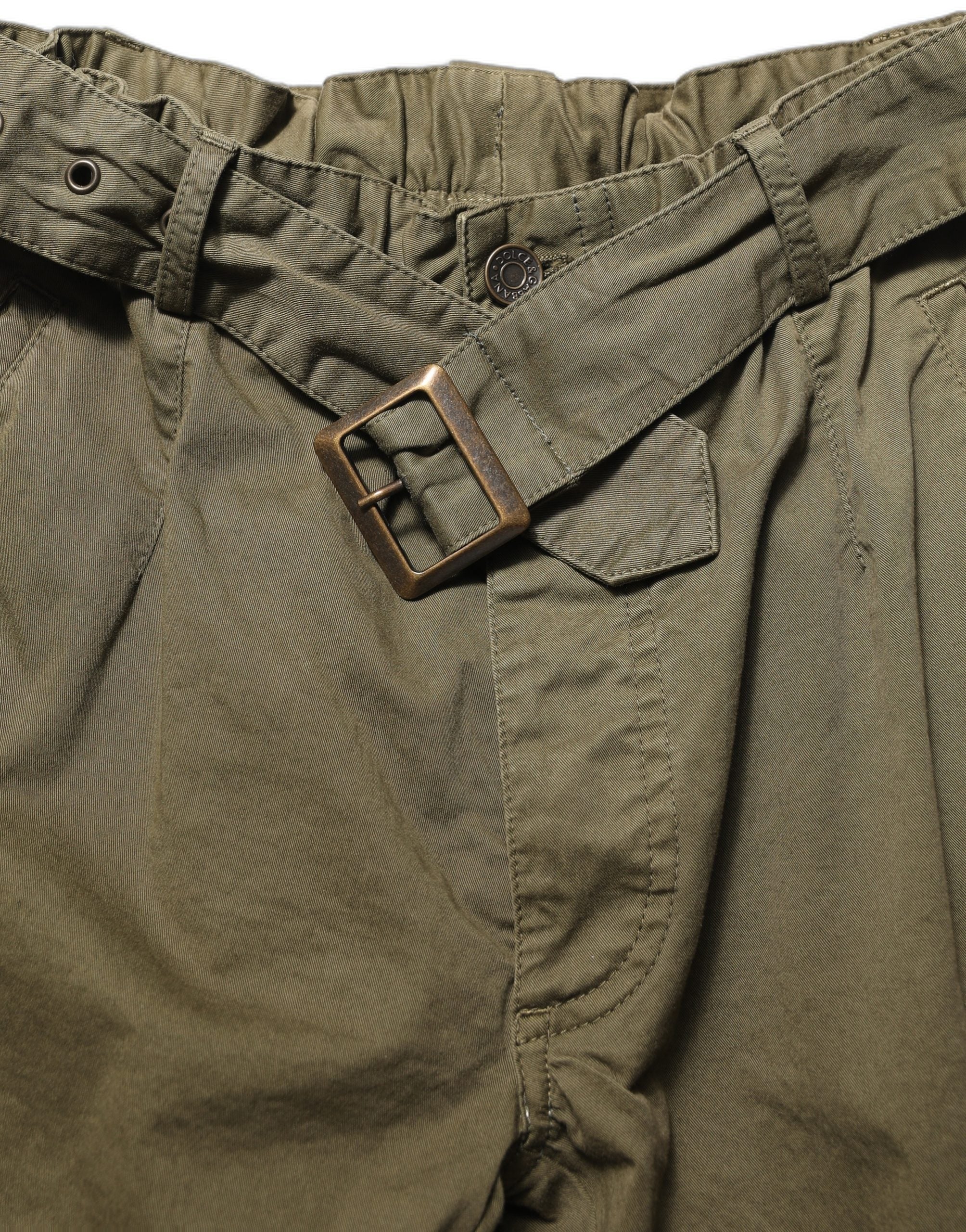 Olive Green High Waist Cargo Trouser Pants