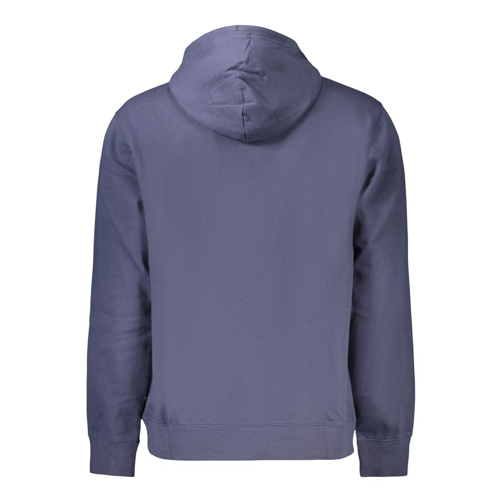 Blue Cotton Men's Sweatshirt