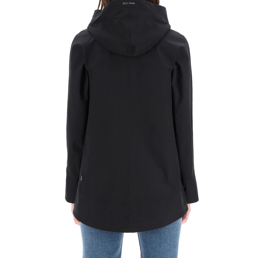 Blue Polyester Shell Jacket