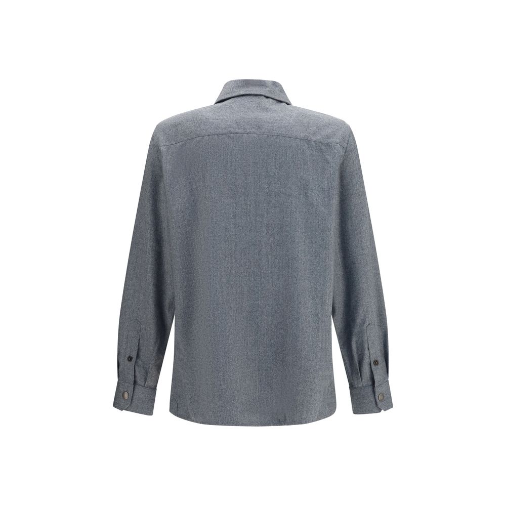 Gray Wool Oves Aries Shirt