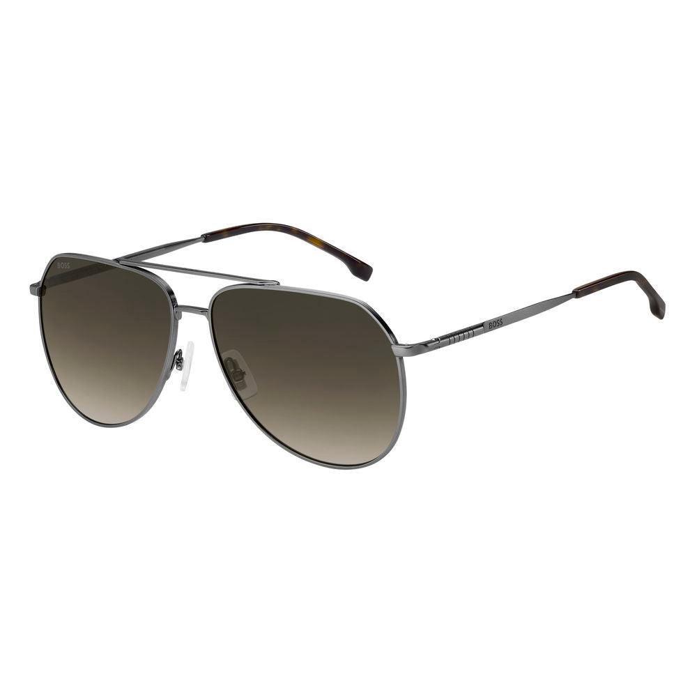 Gray Metal Sunglasses