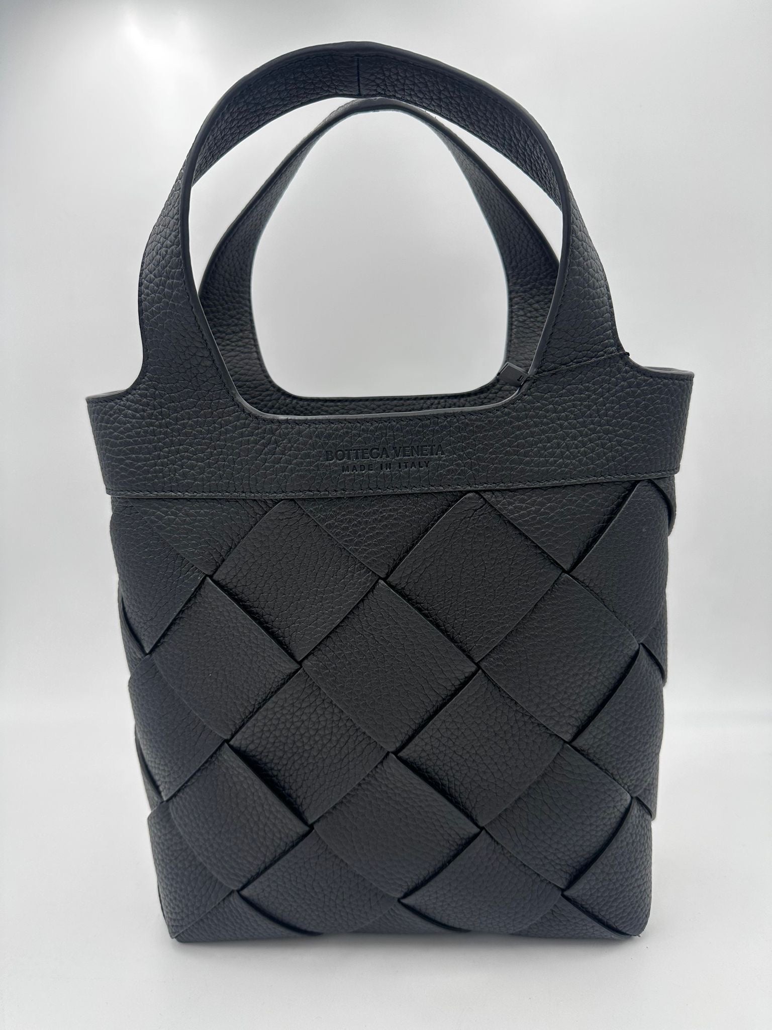 BOTTEGA VENETA Small DIAGO Black Handbag