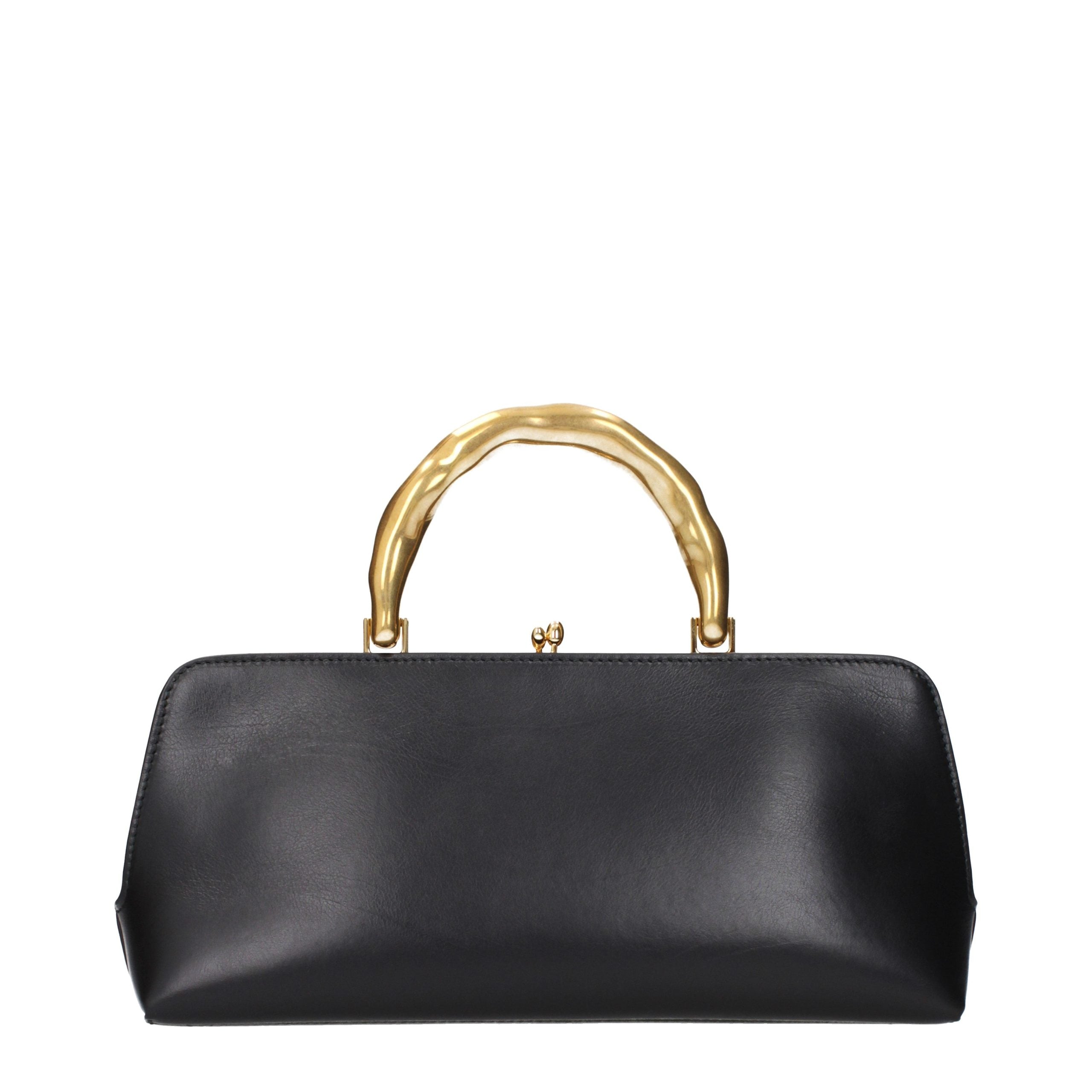 Black Leather Handbag