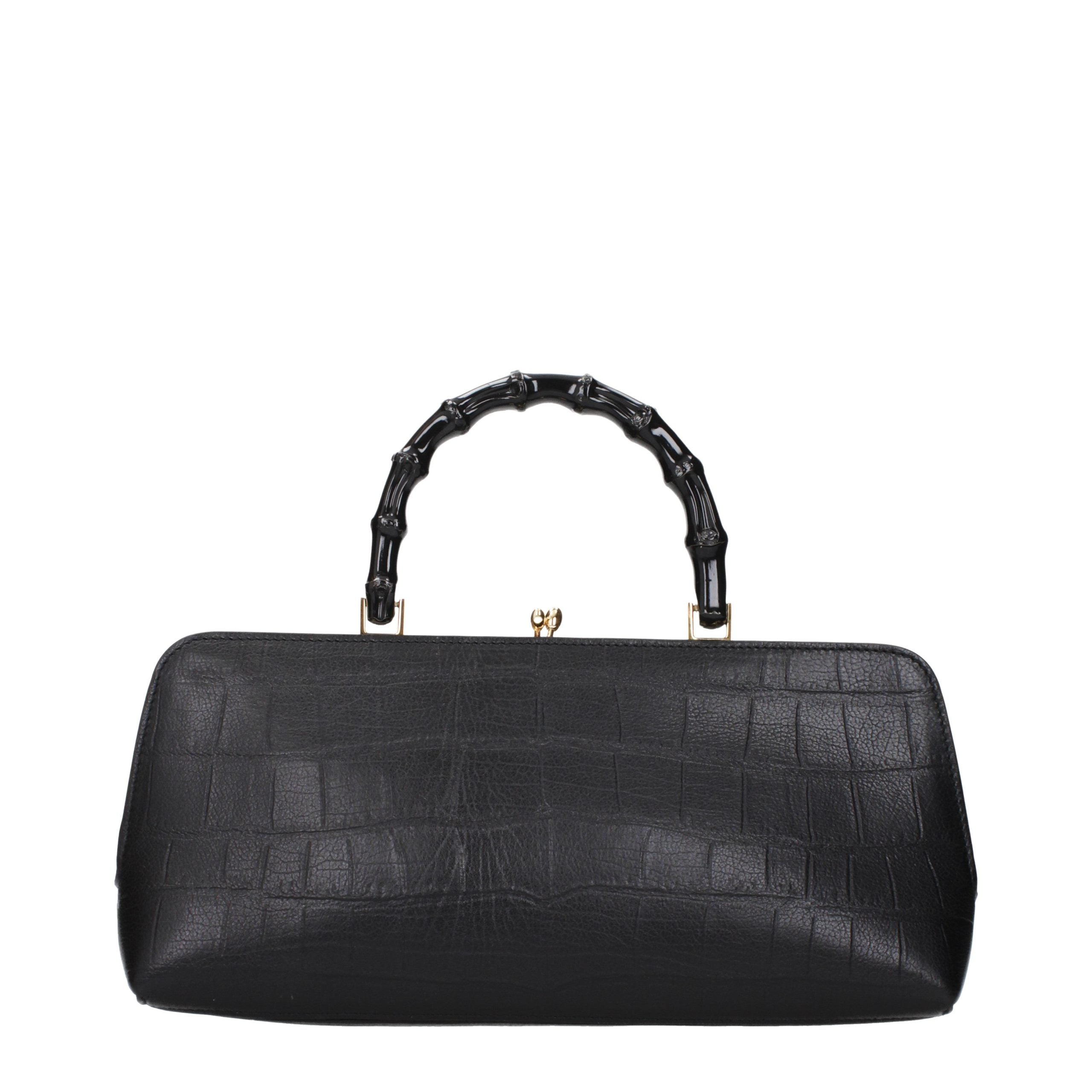 Black Leather Handbag