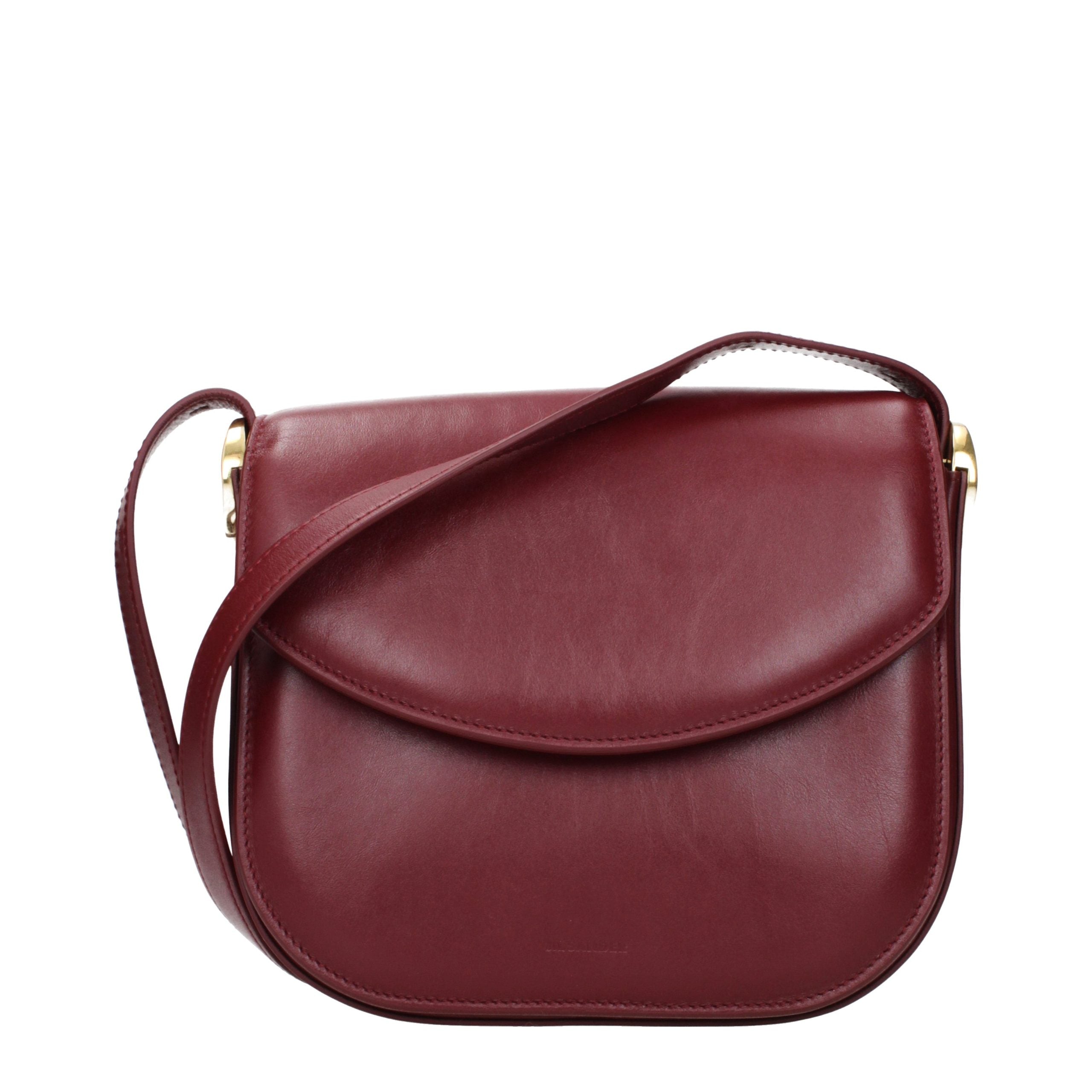 Red Leather Crossbody Bag