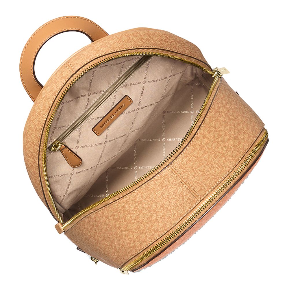 Orange Canvas Backpack