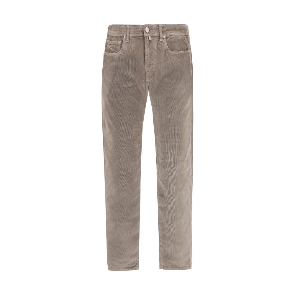 Brown Cotton Pants