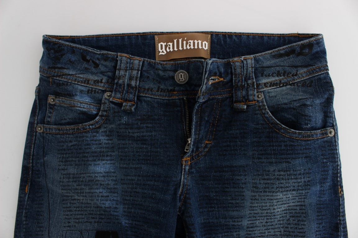 Blugi eleganți John Galliano Slim Bootcut