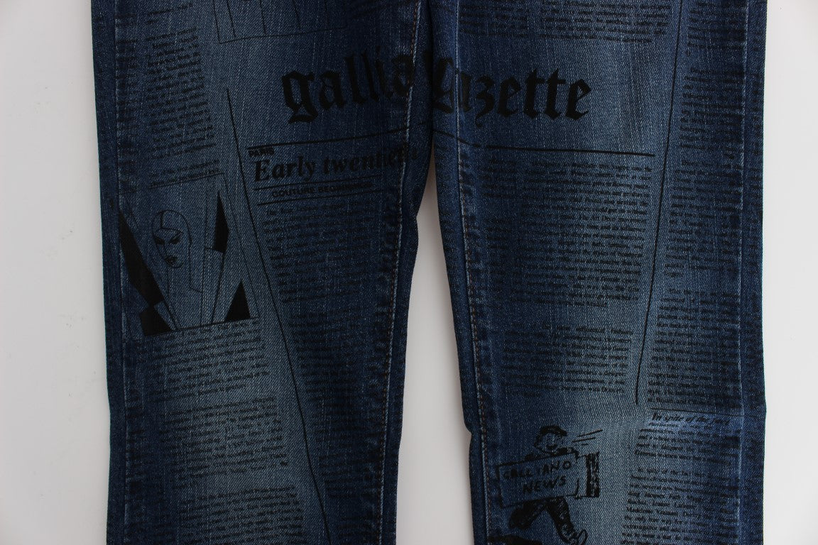 Blugi eleganți John Galliano Slim Bootcut