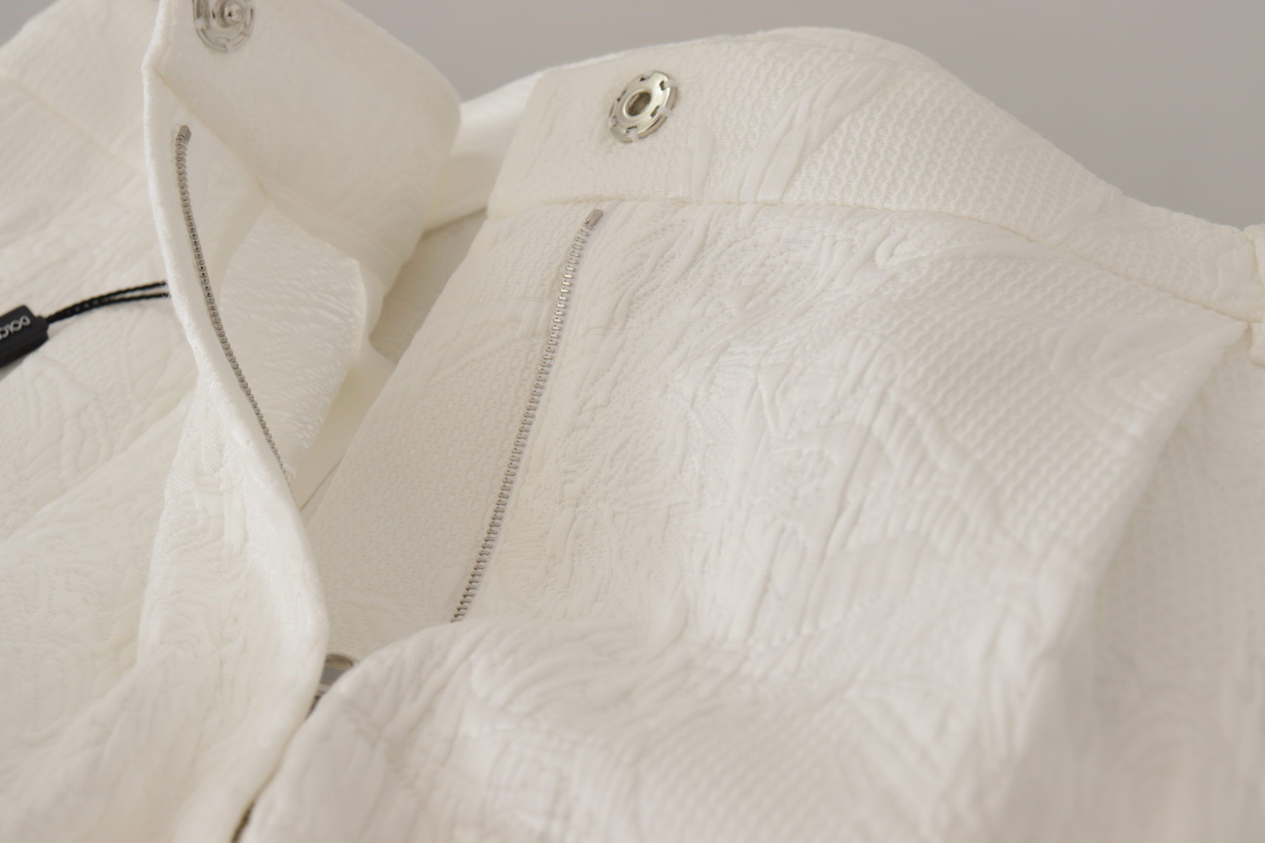 White High Waist Culotte Cotton Shorts