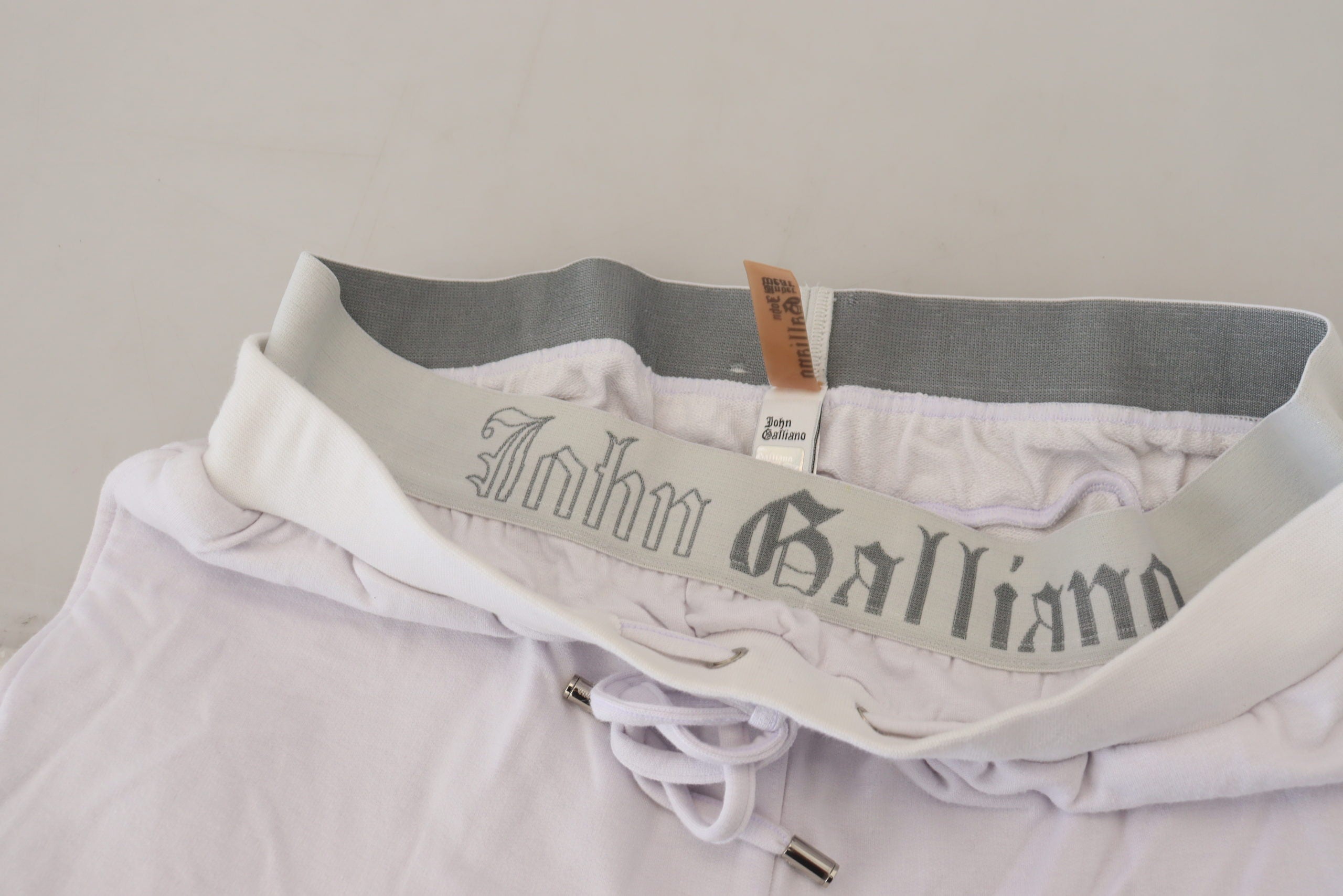 Pantaloni jogger albi chic John Galliano - Eleganță casuală