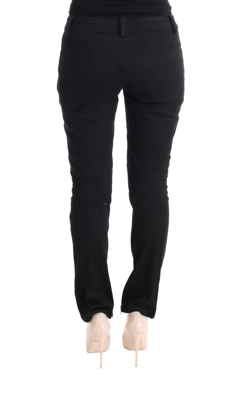 Pantaloni Ermanno Scervino Chic negri slim fit