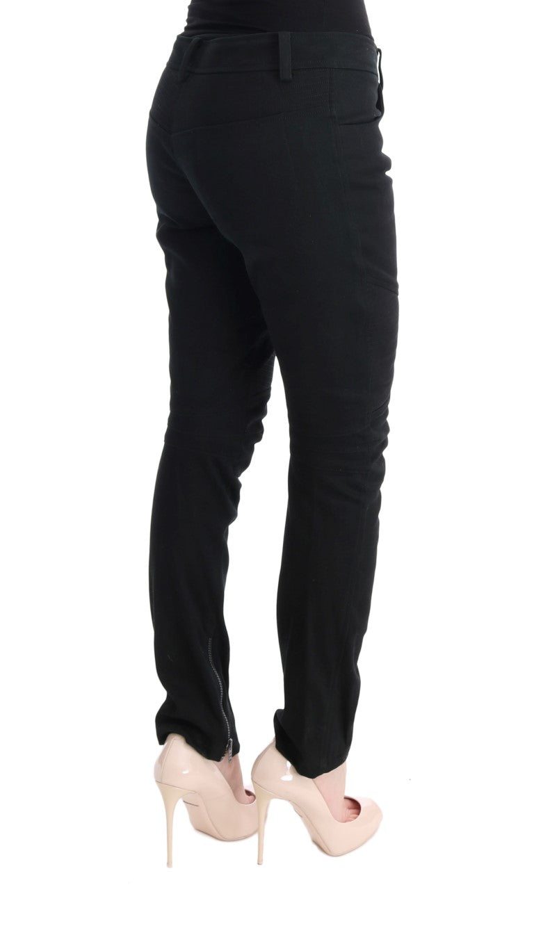Pantaloni Ermanno Scervino Chic negri slim fit