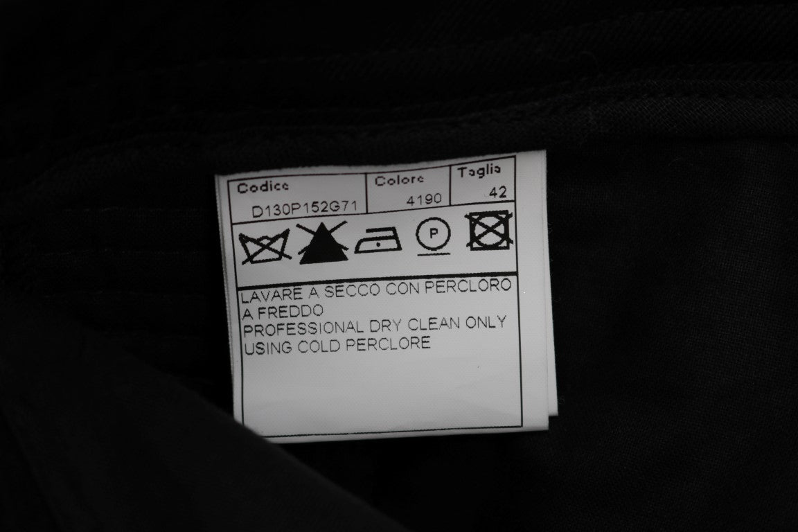 Pantaloni Ermanno Scervino Chic negri slim fit