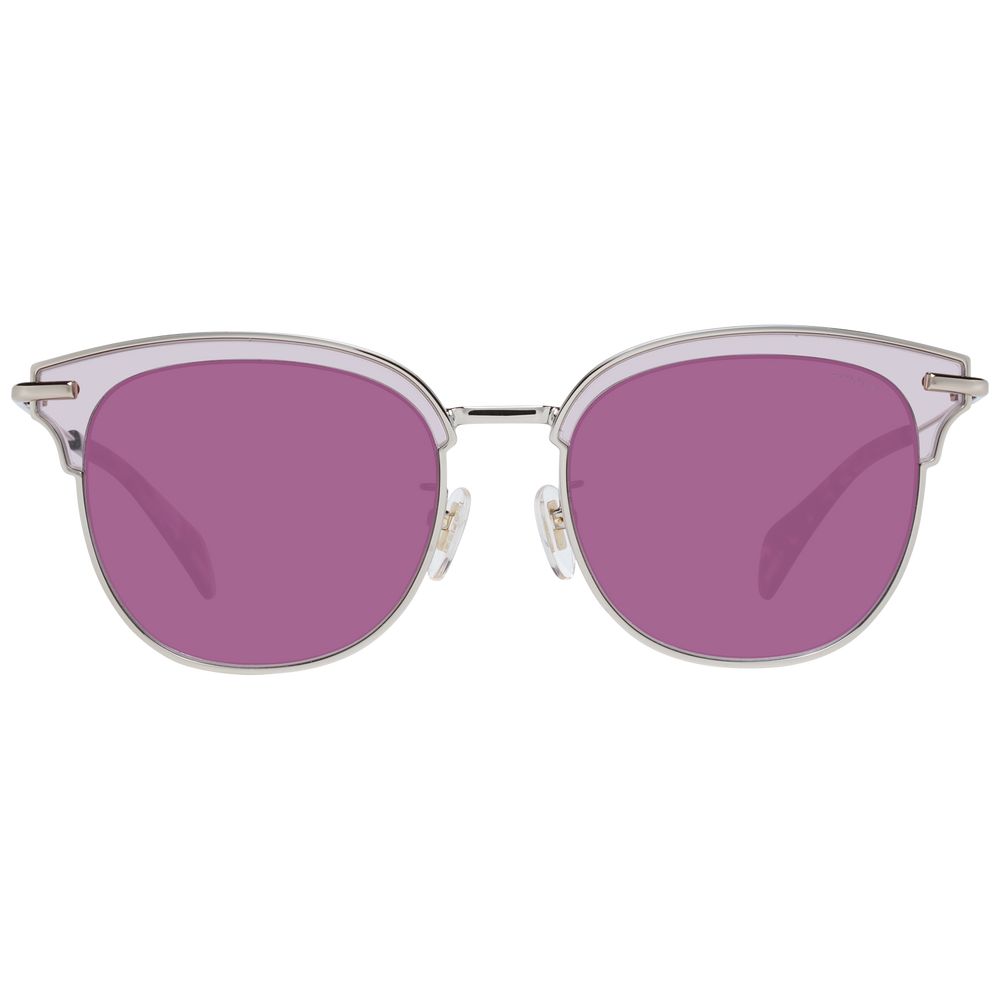Burgundy Metal & Plastic Sunglasses