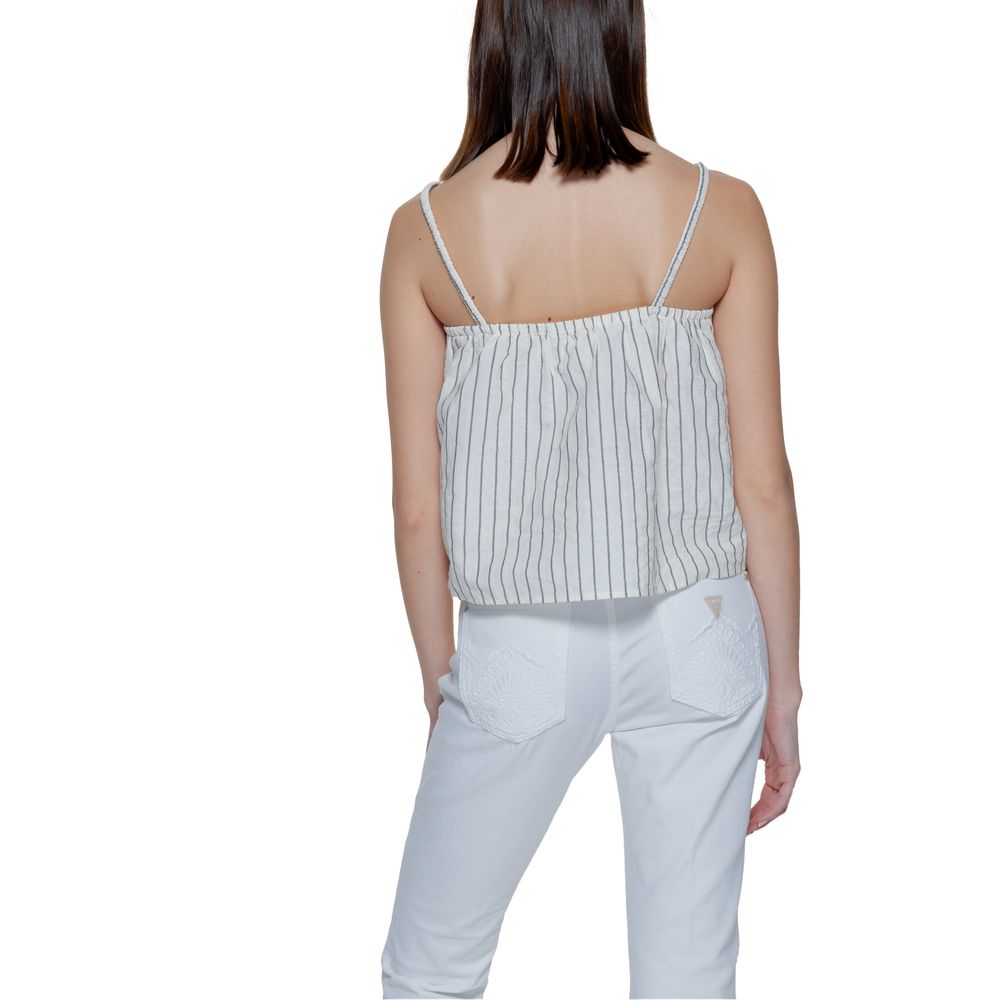 Beige Organic Cotton Tank Tops