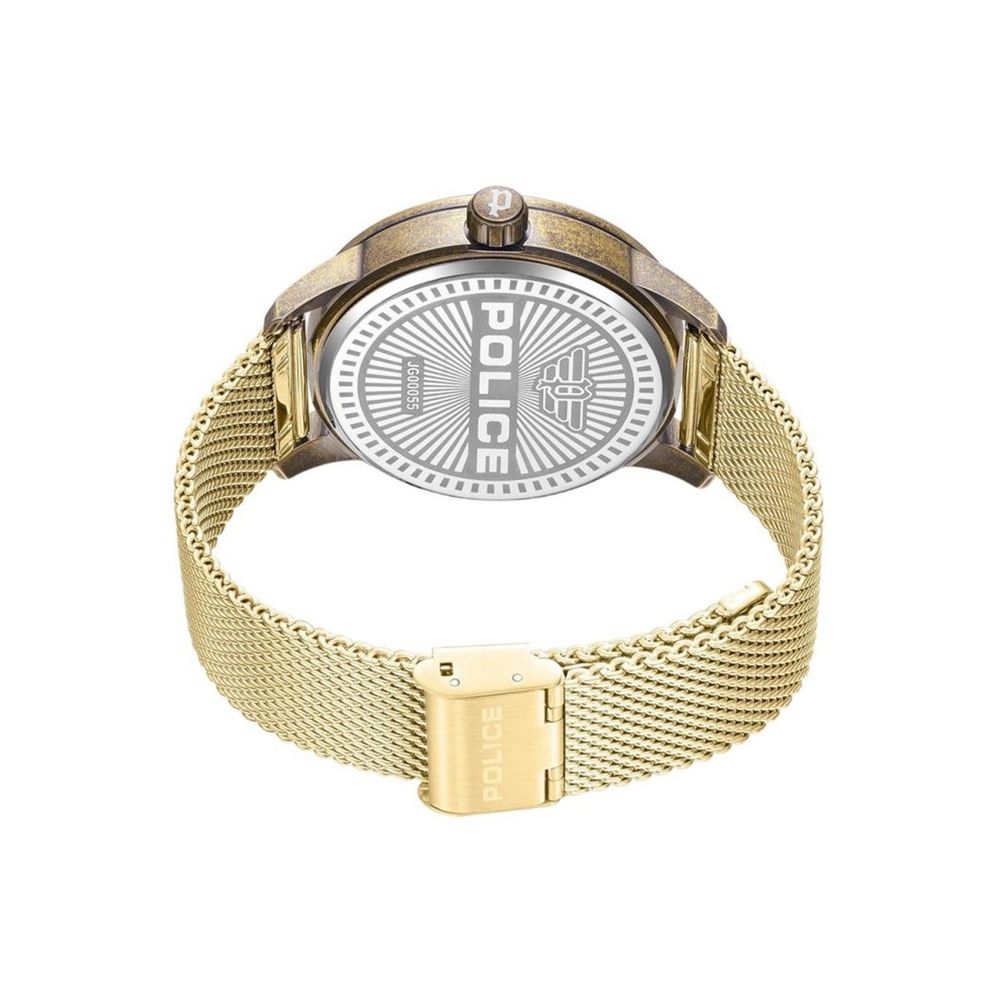 Gold Stainless Steel Dress Watch