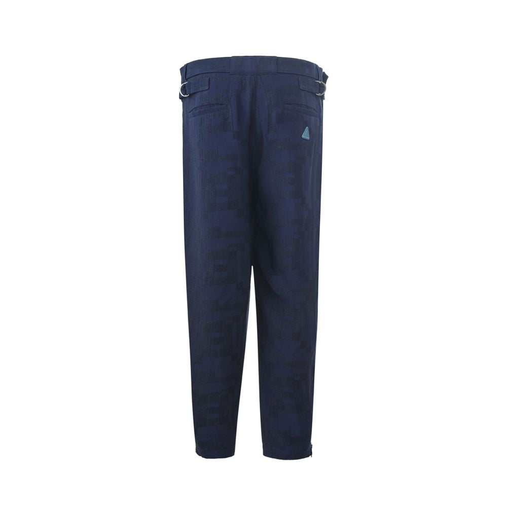 Blugi și pantaloni Emporio Armani albaștri din in