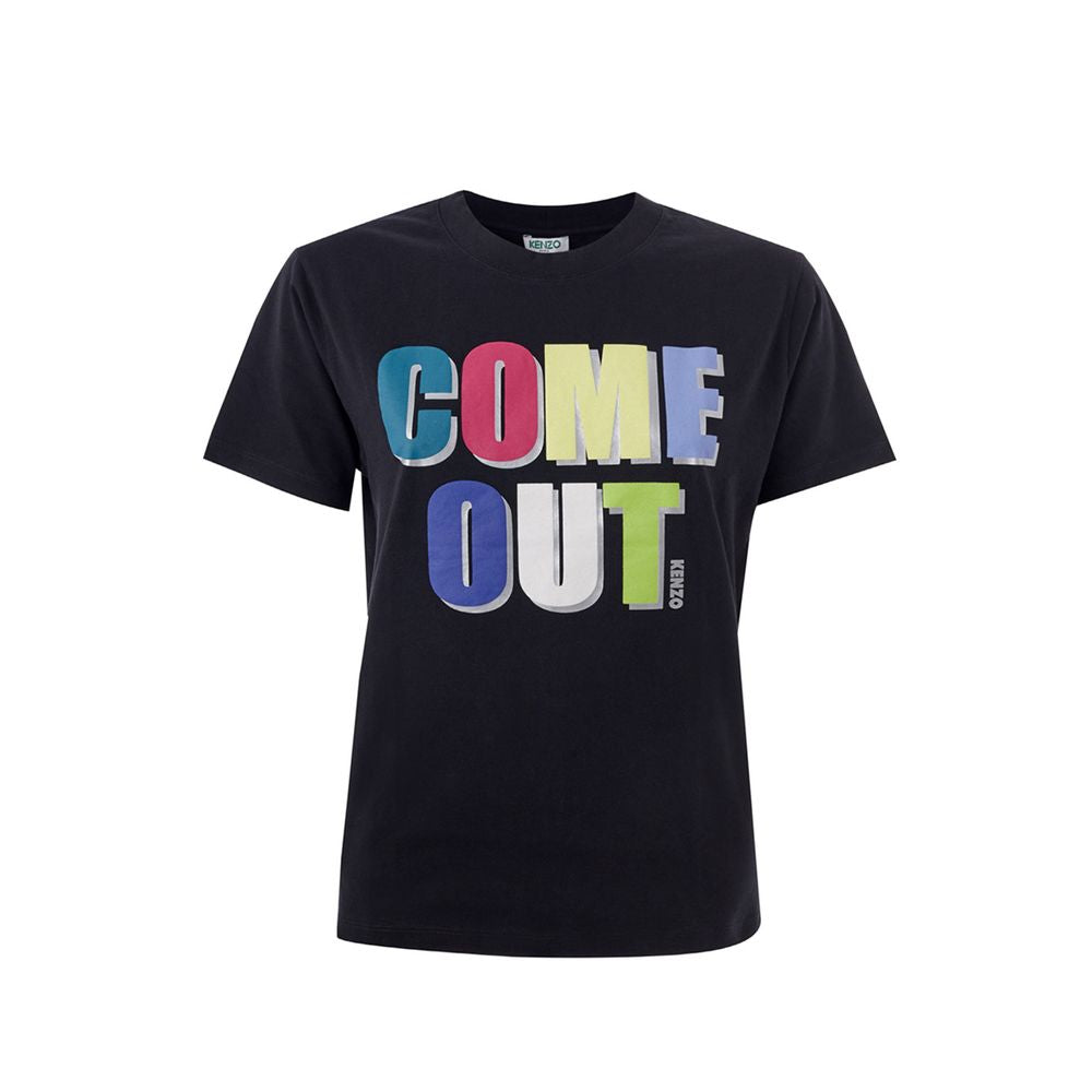 Black Cotton T-Shirt