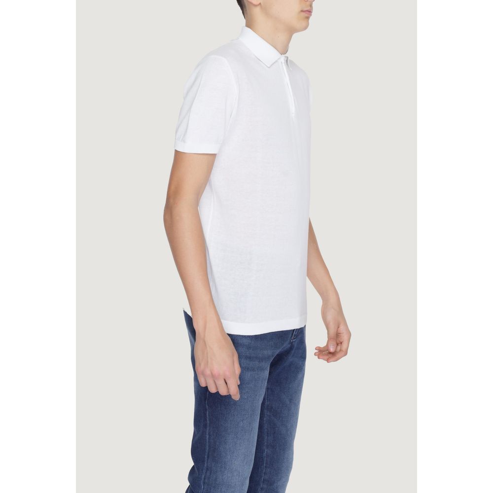 Tricou alb din bumbac US POLO ASSN.