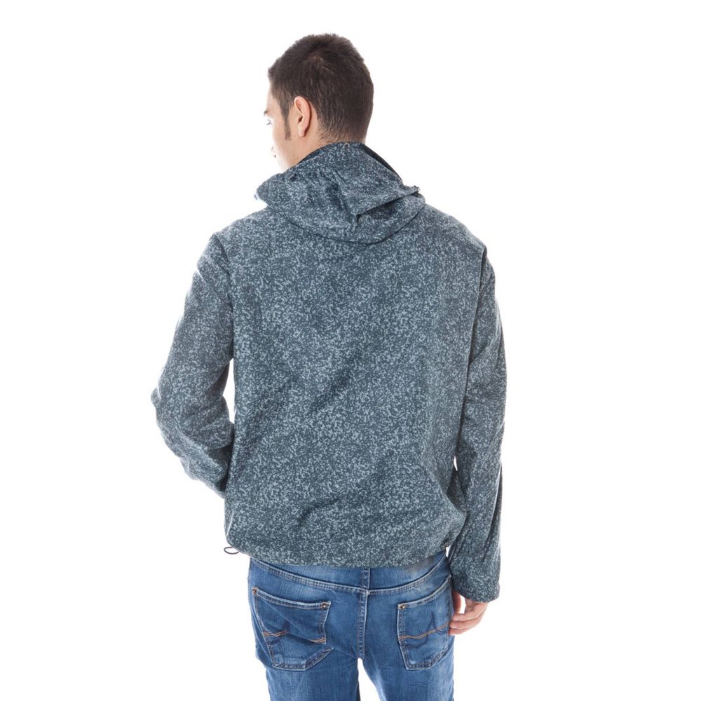 Grigio Polyamide Men's Jacket