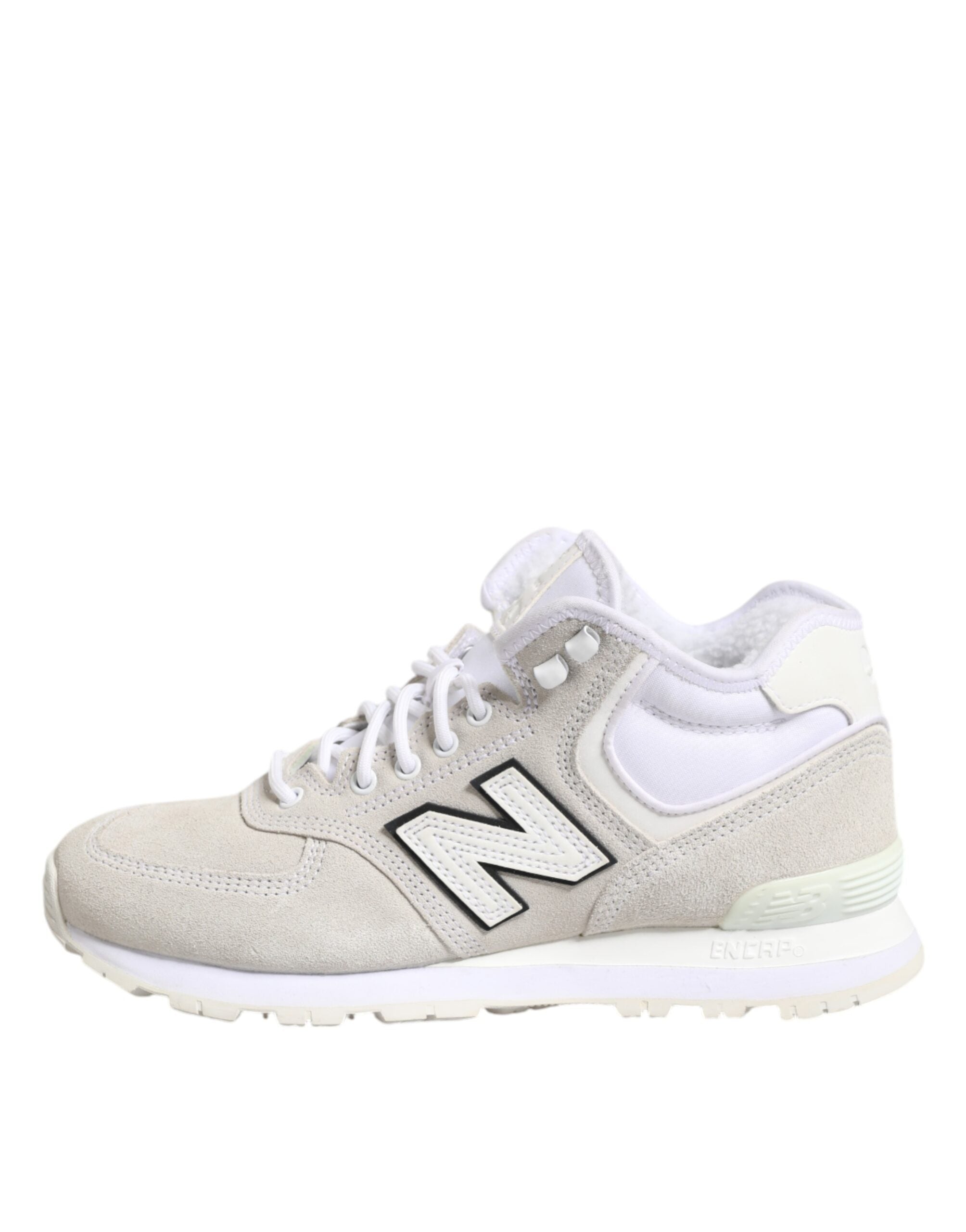Off White Suede Sneakers Shoes