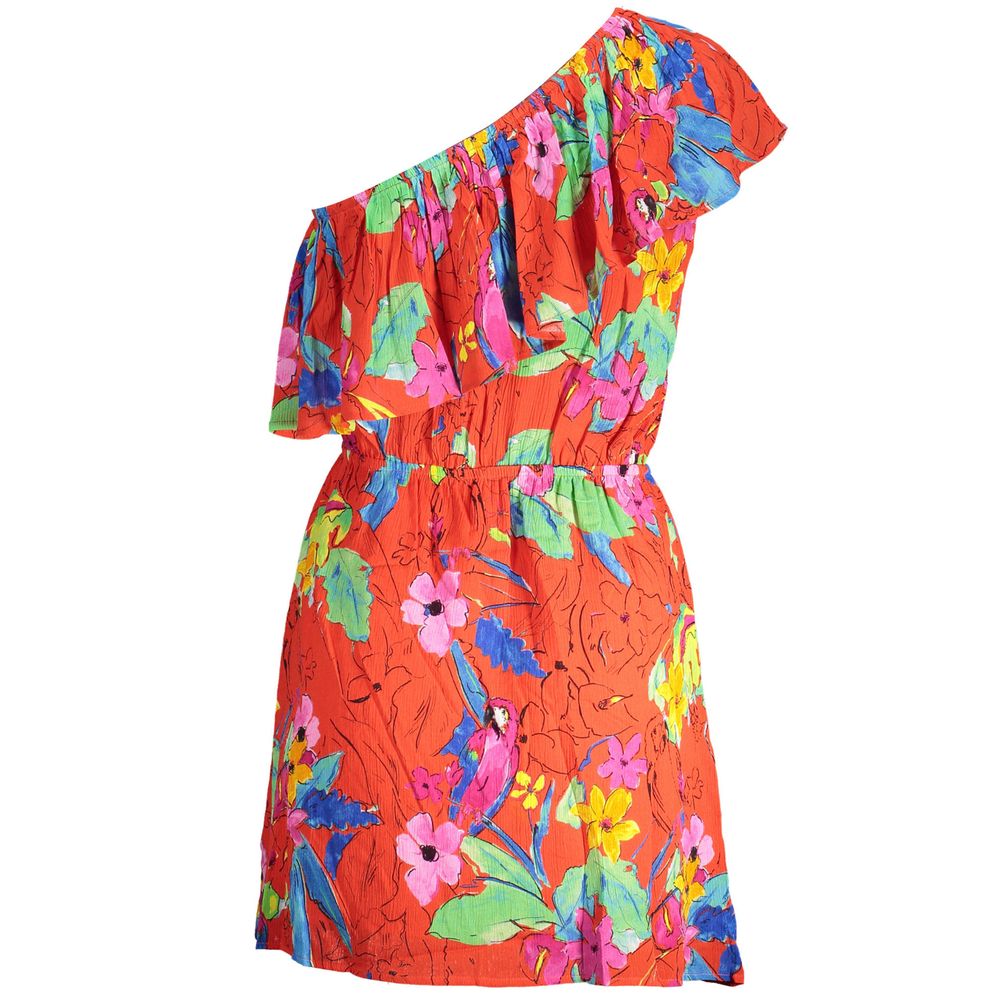 Red Viscose Women Dress