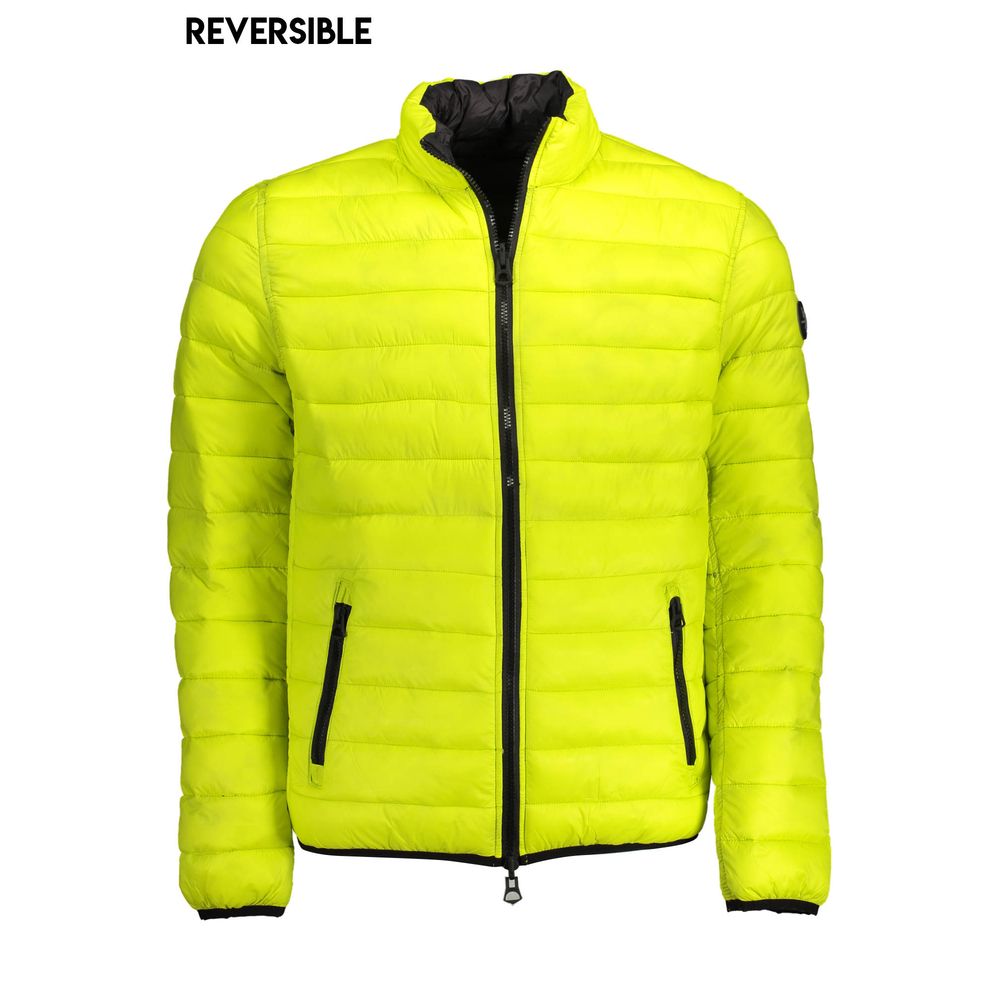 Yellow Nylon Mens Jacket