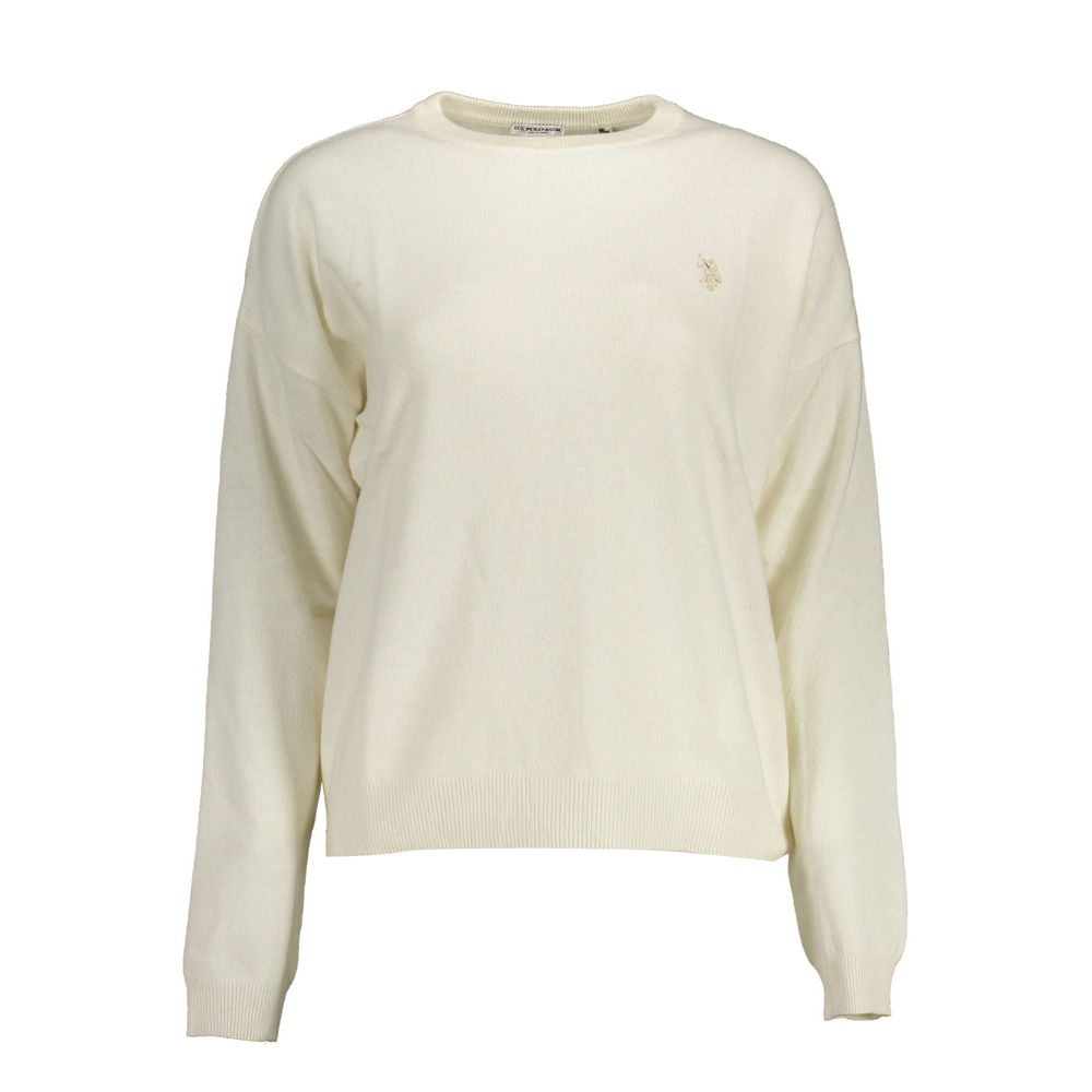 White Polyamide Women's Sweater