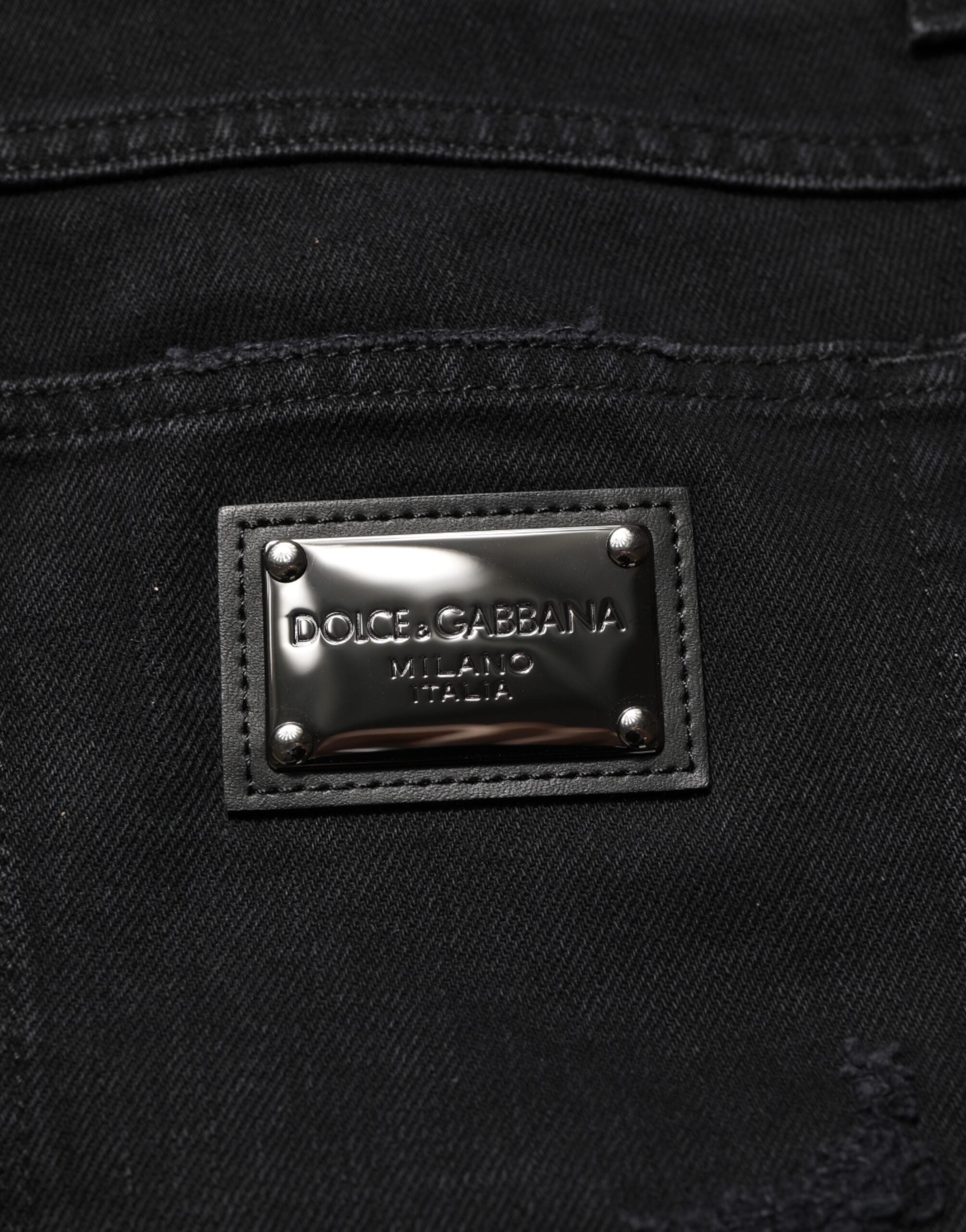 Black Cotton Regular Denim Men Trouser Jeans